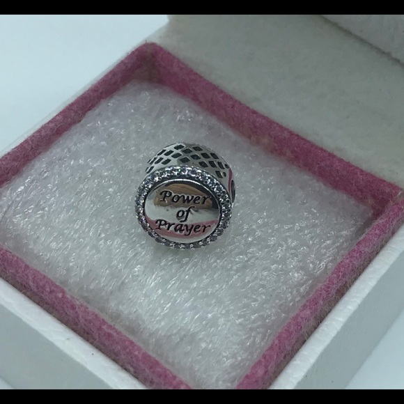 Pandora, “Power Of Prayer “ Silver S925ALE, Charm # ENG792016CZ_48, A49 - Picture 6 of 7